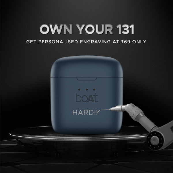 boAt Airdopes 131 | Wireless Earbuds with upto 60 Hours Playback, 13mm Drivers, IWP Technology, 650mAh Charging Case