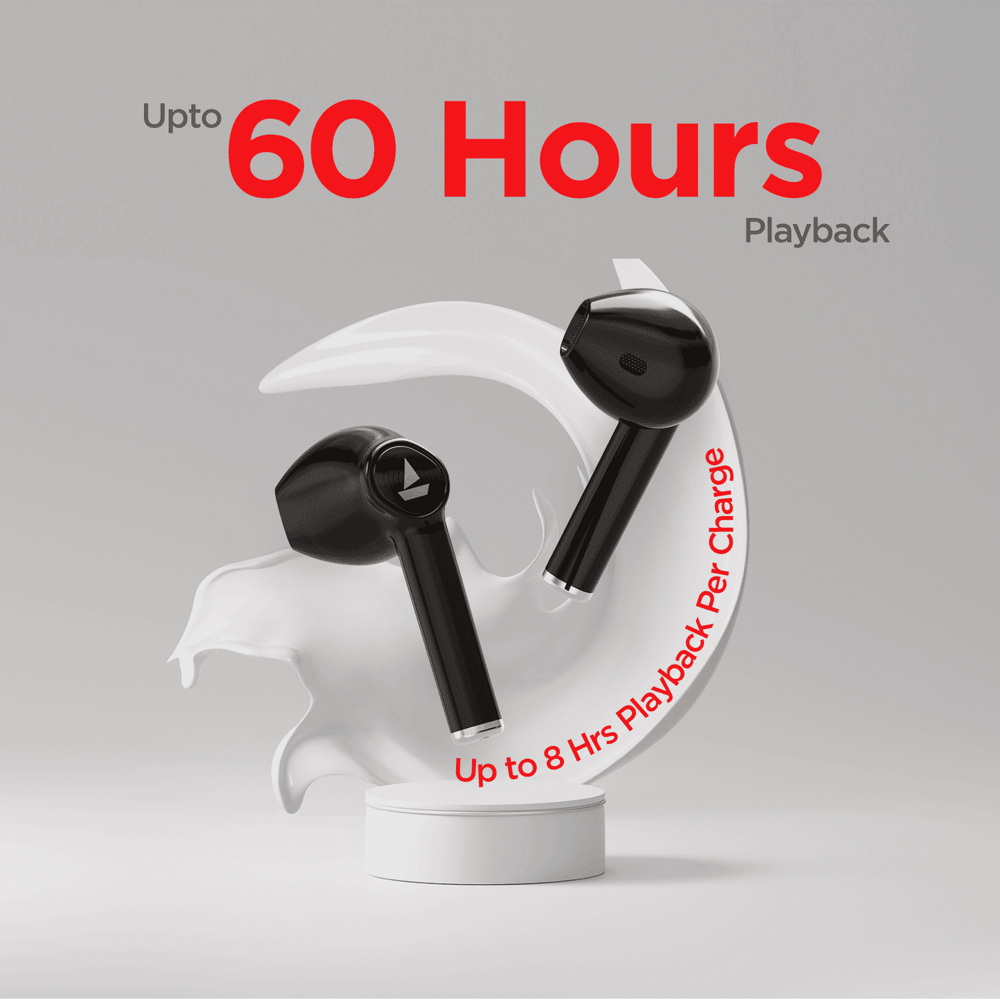 boAt Airdopes 131 | Wireless Earbuds with upto 60 Hours Playback, 13mm Drivers, IWP Technology, 650mAh Charging Case