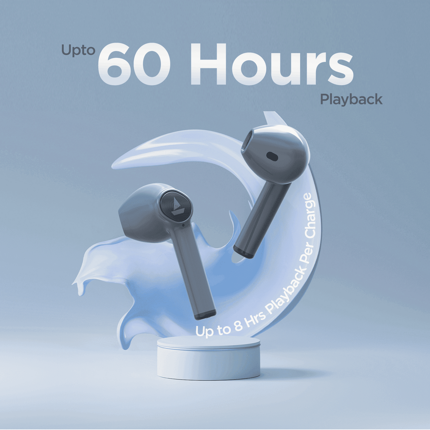 boAt Airdopes 131 | Wireless Earbuds with upto 60 Hours Playback, 13mm Drivers, IWP Technology, 650mAh Charging Case