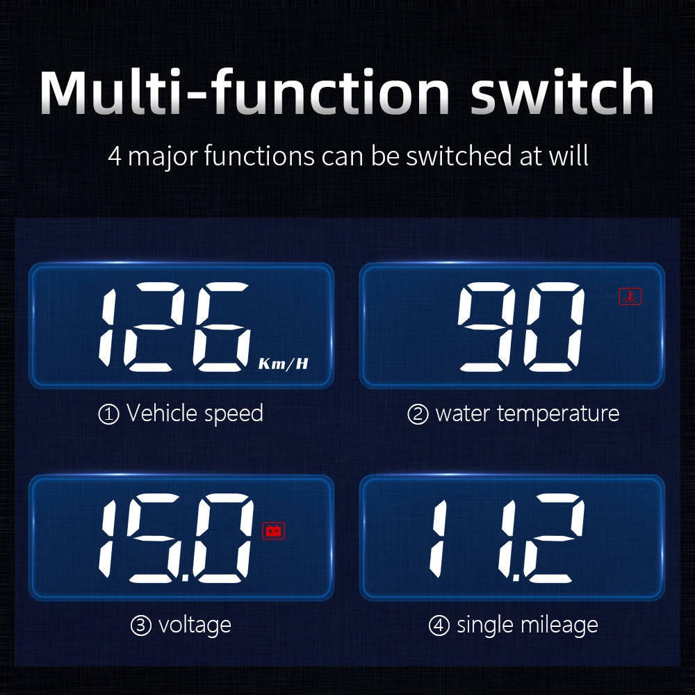 M3 Auto OBD2 GPS Head-Up Display Auto Car Electronics OBD HUD Projector Display Digital Car Speedometer Accessories For All Car