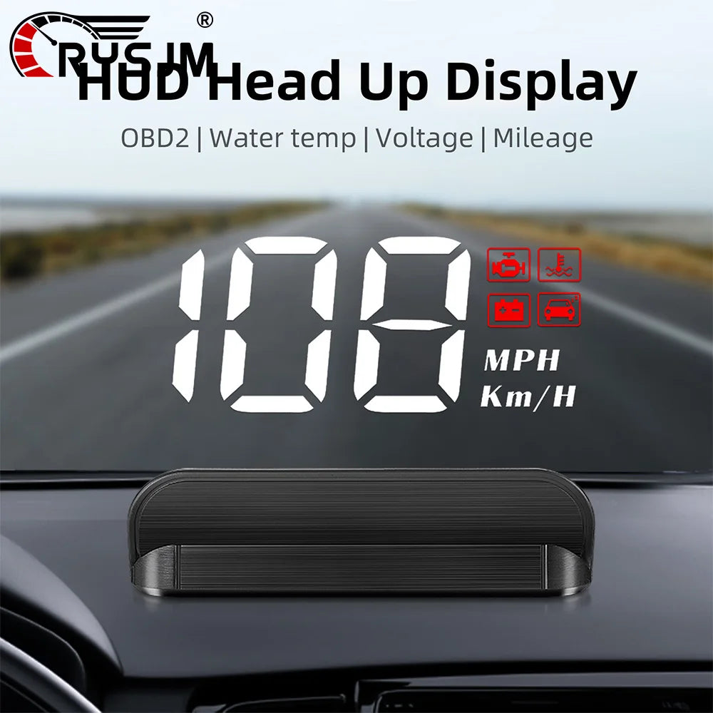 M3 Auto OBD2 GPS Head-Up Display Auto Car Electronics OBD HUD Projector Display Digital Car Speedometer Accessories For All Car