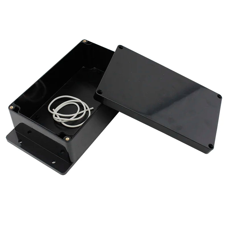 ABS Waterproof Box Housing Electronic Safe Case Plastic Boxes Black Wire Junction Box Plastic Organizer IP67 Waterproof Enclosur