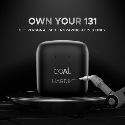 boAt Airdopes 131 | Wireless Earbuds with upto 60 Hours Playback, 13mm Drivers, IWP Technology, 650mAh Charging Case