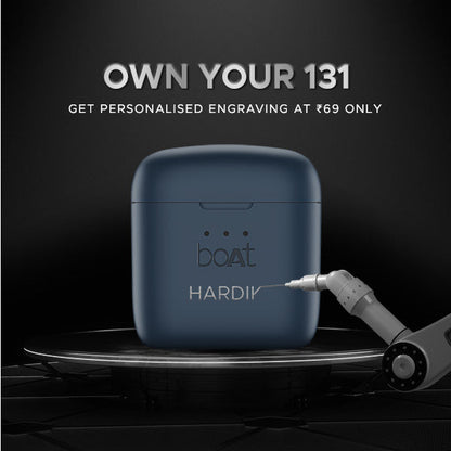 boAt Airdopes 131 | Wireless Earbuds with upto 60 Hours Playback, 13mm Drivers, IWP Technology, 650mAh Charging Case