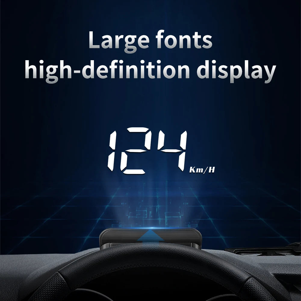 M3 Auto OBD2 GPS Head-Up Display Auto Car Electronics OBD HUD Projector Display Digital Car Speedometer Accessories For All Car